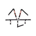 RaceQuip Black JR. L & L 5pt Harness