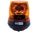 ROTATING BEACON: LOW PROFILE 12VDC 160 FPM FLEXI BASE 1 BOLT MOUNT BLUE