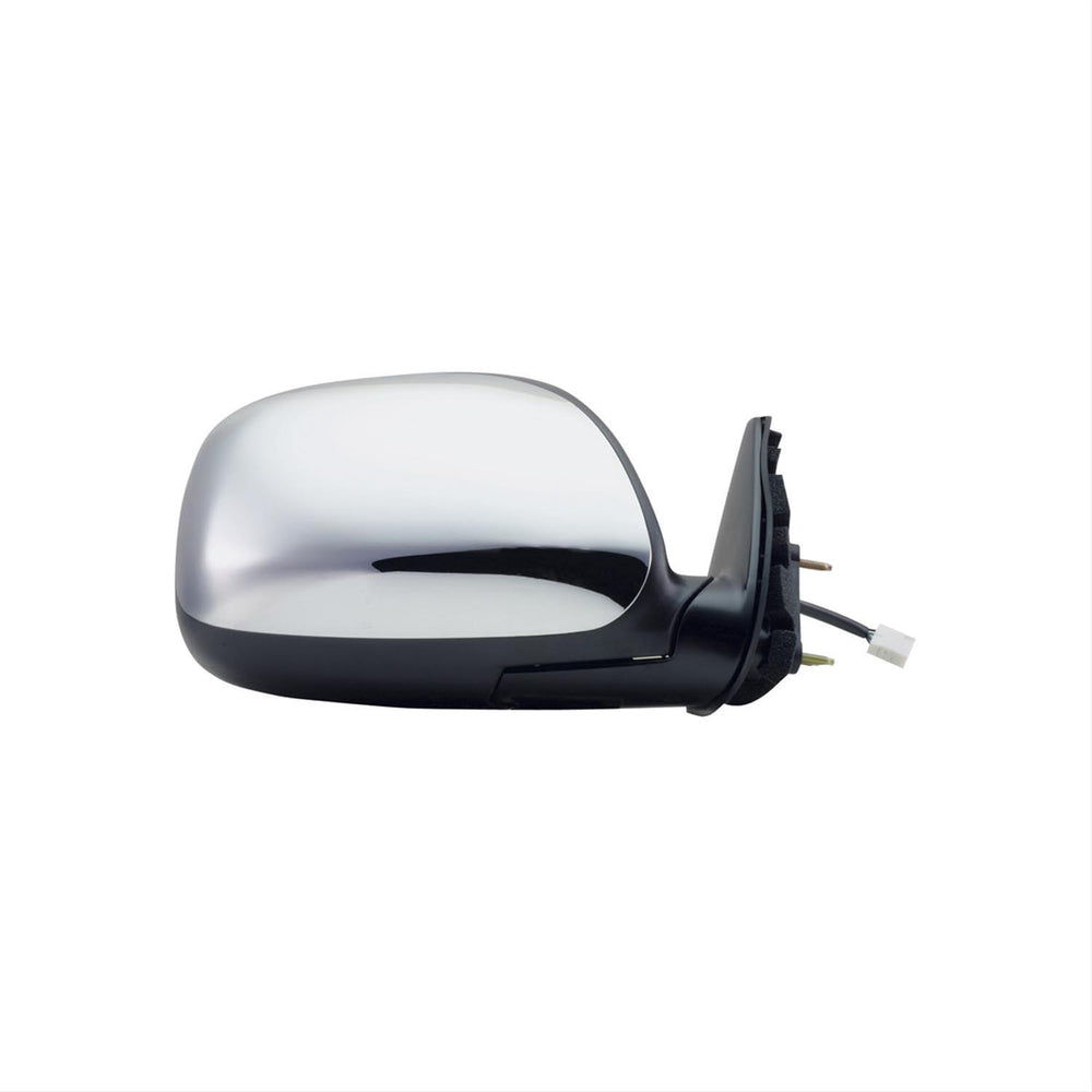 0004 TOYOTA TUNDRA RH HEATED POWER FOLDAWAY OE MIRROR TEXTURED BLACK CHROME COVER