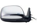 0004 TOYOTA TUNDRA RH HEATED POWER FOLDAWAY OE MIRROR TEXTURED BLACK CHROME COVER