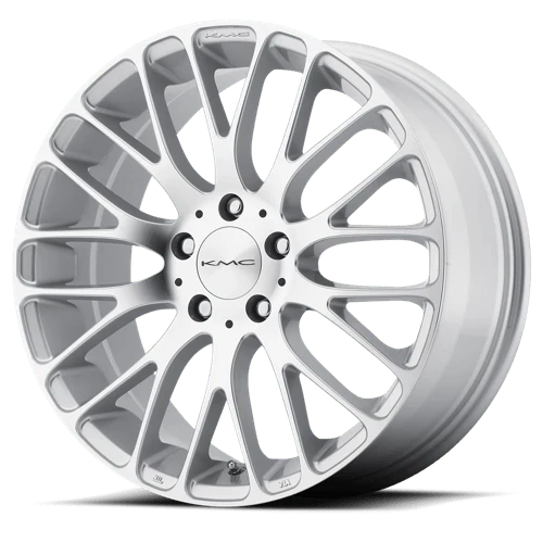 KM693 MAZE SILVER W/ MACHINED FACE 17 X 7 5X112 5.77 b/s 45 o/s