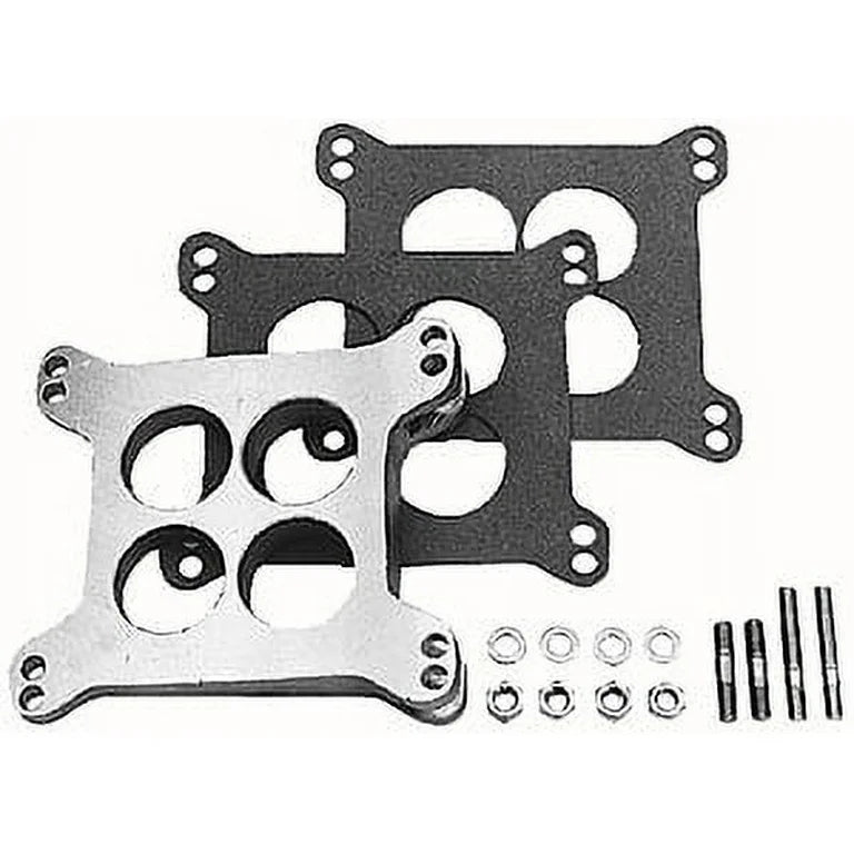113/16 IN. TALL; HOLLEY/AFB 4BBL 8 LEVELING BLOCK; PORTEDCAST ALUM CARB SPACER195964 PONTIAC ENGI