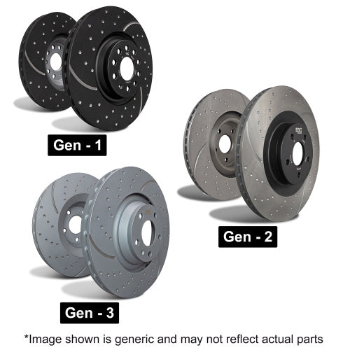 EBC 08-09 Mercedes-Benz B200 2.0 Redstuff Rear Brake Pads