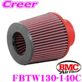 BMC Twin Air Universal Conical Filter w/Carbon Top - 100mm ID / 140mm H