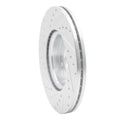DFC 04-19 Ford C-Max Front Right Drilled & Slotted Silver Brake Rotor