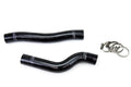 HPS Performance Black Reinforced Silicone Radiator Hose Kit Coolant for Hyundai 10-12 Genesis Coupe 2.0T Turbo