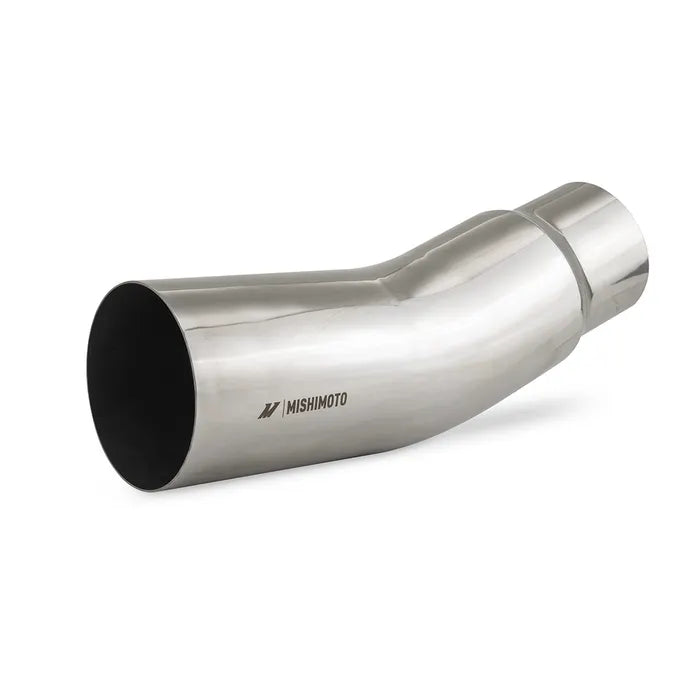 LONG TURNDOWN MUFFLER TIP 5 IN INLET/ 6 IN OUTLET POLISHED
