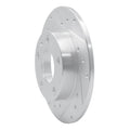 DFC 02-06 Audi A4 (USA/Canada) Rear Left Drilled & Slotted Silver Brake Rotor