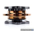 NRG Quick Release SFI SPEC 42.1 - Gun Metal Body / Black Shinny Ring