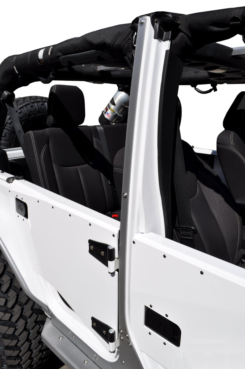 ~(3 lbs. 42X13X1)~ EVO B-Pillar Rockskin Aluminum ( RAW ) 2007-2017 Jeep Wrangler JK JKU
