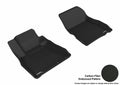 3D MAXpider 2014-2019 Nissan Versa Note Kagu 1st Row Floormat - Black