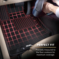 3D MAXpider 2007-2011 Toyota Camry Kagu 1st Row Floormat - Black