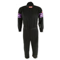 Black Suit Single Layer Kids XX-Small Green Trim