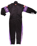 RaceQuip Black Trim SFI-1 JR. Suit - KSmall