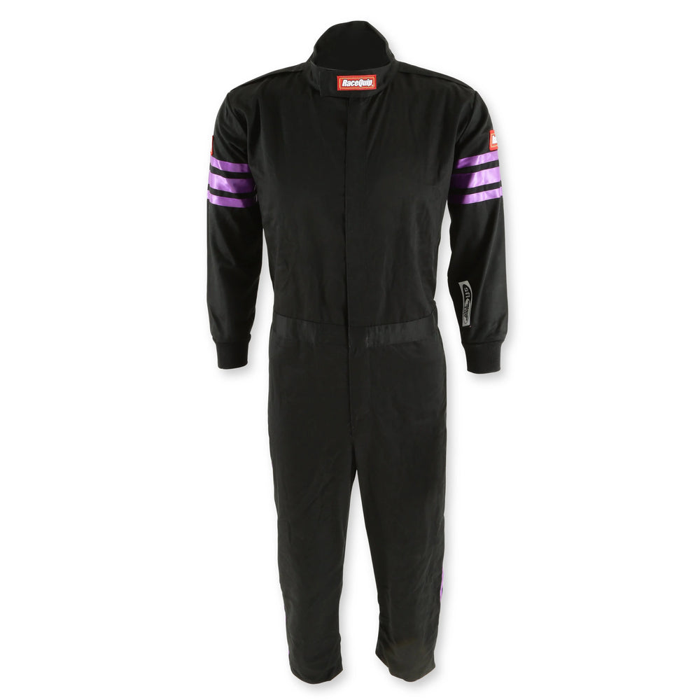 Black Suit Single Layer Kids XX-Large Purple Tri