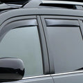 WeatherTech 20+ Jeep Gladiator SuperCrew Front and Rear Side Window Deflectors - Dark Smoke