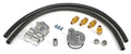 CAST ALUMINUM OIL FILTER RELOCATION KIT; HORIZONTAL PORTS195964 PONTIAC ENGINES