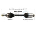 NEW CV AXLE