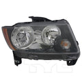 CAPA 1317 JP CMPAS HALGN BLK (W/O LOGO) HEADLAMP ASSY RH