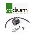 Radium Engineering Fuel Rail In Line Extra Range Pulse Damper 6AN