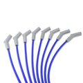 Univ Thundervolt Plug Wire Set 135 deg Blue