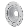 DFC 05-25 Infiniti EX37 Rear Right Drilled & Slotted Geoperformance Rotor