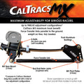 Calvert 4 Hole Standard Spring Eye MX Adjustable w/ hardware