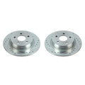 Power Stop 18-20 Ford Transit Connect Rear Evolution Drilled & Slotted Rotors - Pair