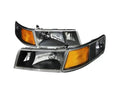 EURO HEADLIGHTS BLACK HOUSING WITH