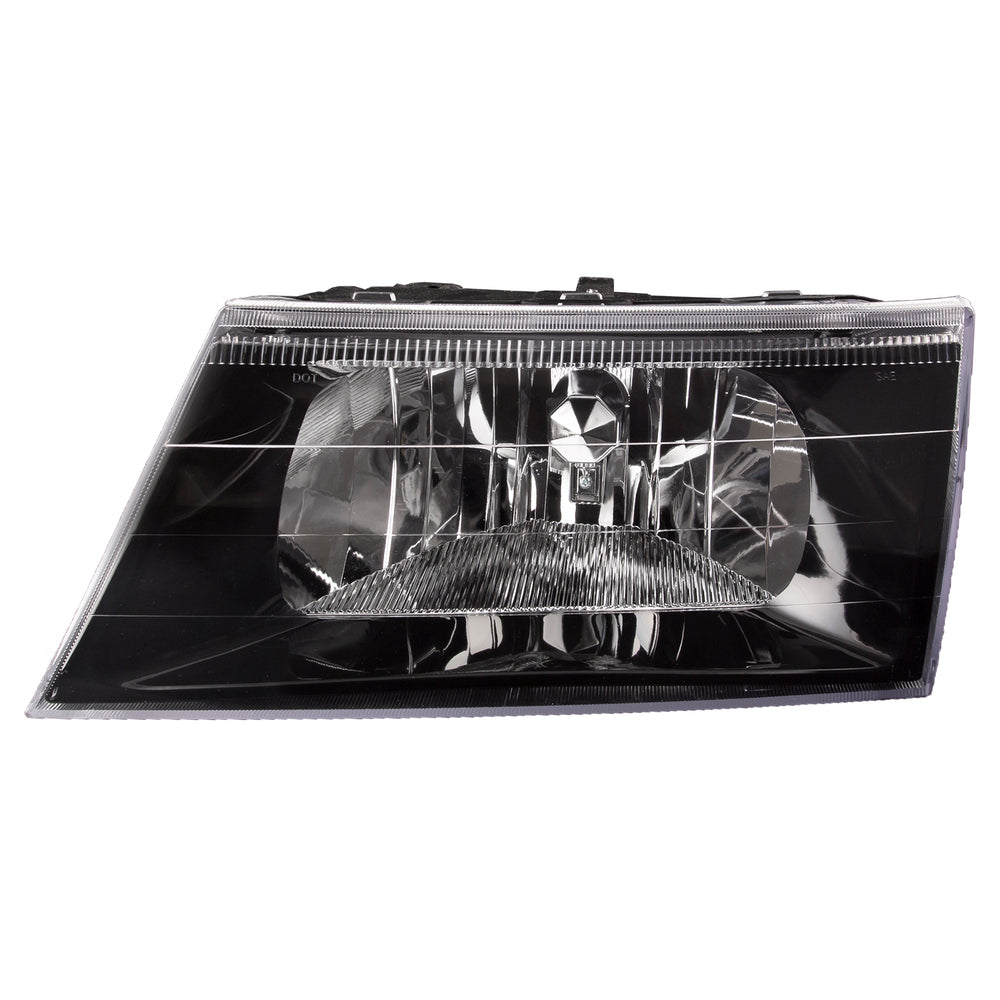 LH HEADLAMP ASSY COMPOSITE; MARAUDER; W/O BULBS OR SOCKETS; BLACK; MARAUDER 030