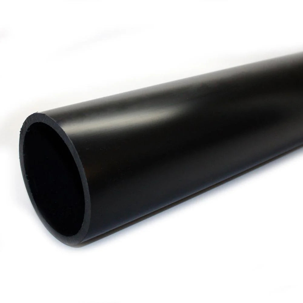 PIPE, ABS, SOLID, 2" DIAM, 12'