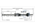 NEW CV AXLE