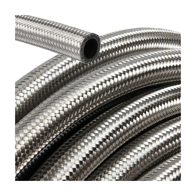 #10 SS Braided Hose 12ft