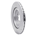DFC 16-24 Jaguar XF Rear Left Drilled & Slotted Silver Brake Rotor
