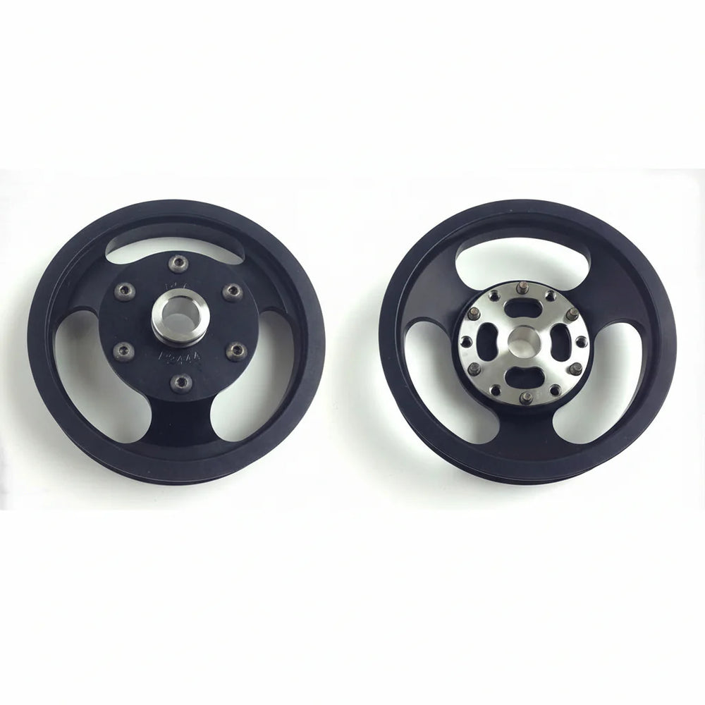 ~(4 lbs. 5X5X2)~ 6.0 Inch 2 Piece Power Steering Pump Pulley 6 Rib Serpentine for P Pump/CB Power Steering Pump PSC Performance Steering Components