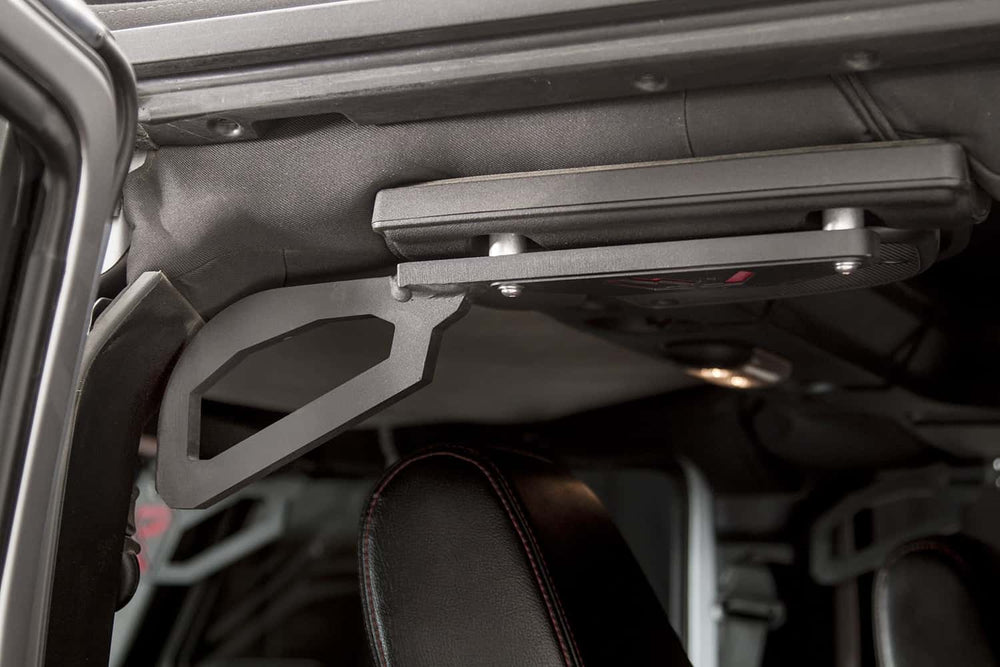 0718 JEEP JK REAR GRAB HANDLES MATTE BLACK