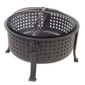 LANGSTON DEEP BOWL FIRE PIT WITH COOKING GRID