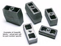 Superlift Universal Application - Rear Lift Block - 5in Lift - w/ Flat - Pair