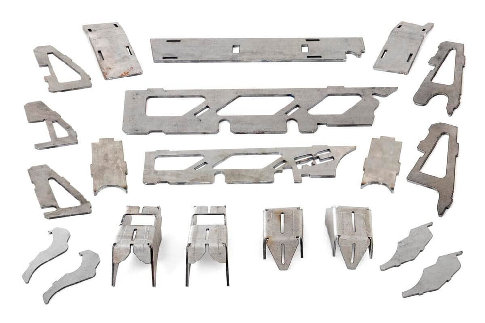 1x 10563 1x 10564 Axle Truss and C-Gusset Combo Dana 30 Jeep Wrangler JK (07-18)
