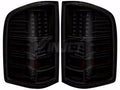 Winjet black tail light