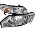 EURO HEADLIGHTS CHROME HOUSING