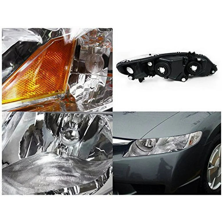EURO HEADLIGHTS CHROME HOUSING
