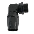 Fragola -16AN x 90 Degree x 1 5/16 - 12 (16) Hose End - Black