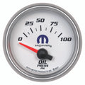 Autometer Traditional Chrome 52mm 0-100 PSI Short Sweep Electrical Oil Pressure Gauge