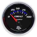 Autometer Traditional Chrome 52mm 0-100 PSI Short Sweep Electrical Oil Pressure Gauge