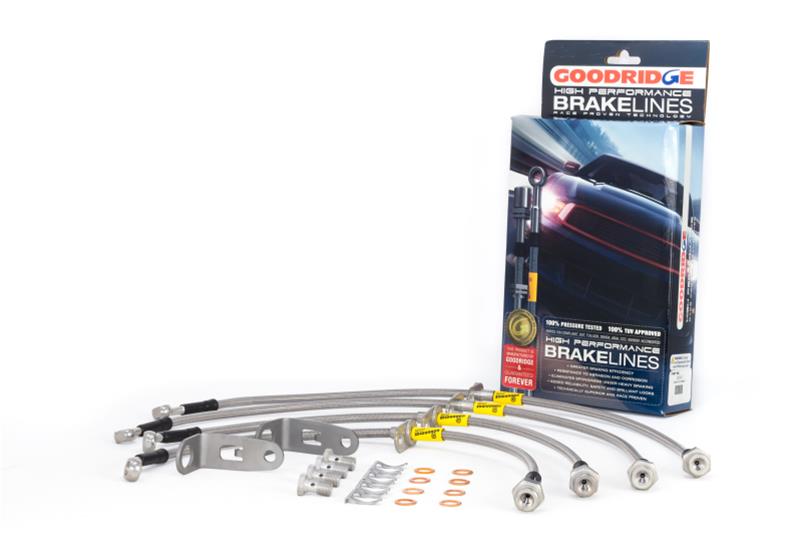 Goodridge 06-11 Honda Civic (Disc Brakes Only) Stainless Steel Rear Brake Lines