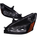 CRYSTAL HOUSING HEADLIGHTS - BLACK