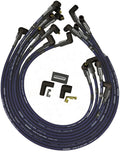 Moroso Chevrolet Small Block Ignition Wire Set - Ultra 40 - Unsleeved - Non-HEI - Under Header -Blue