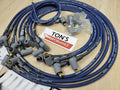 Moroso Chevrolet Small Block Ignition Wire Set - Ultra 40 - Unsleeved - Non-HEI - Under Header -Blue