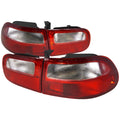 TAIL LIGHTS RED CLEAR LENS 3DR MODE
